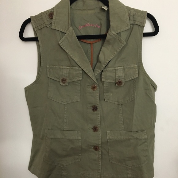 Caribbean Joe Jackets & Blazers - NWOT Cargo vest
